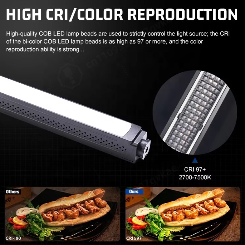 Photography Lighting Lamp - 2700-7500K RGB 휴대용 LED 비디오 스튜디오