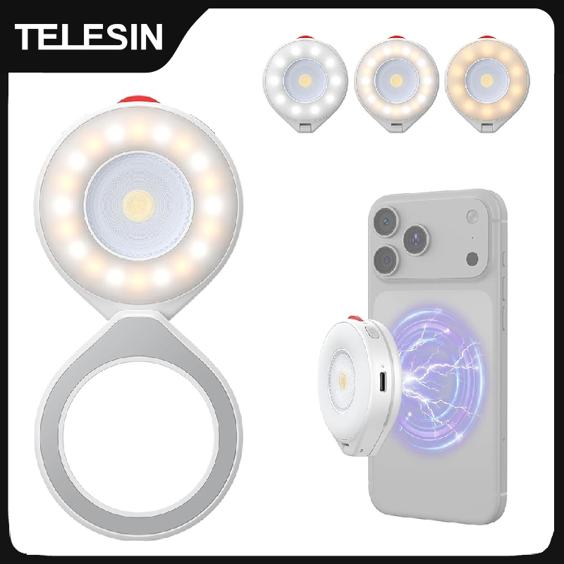 Photography Lighting Brand - TELESIN 마그네틱 플래시 라이트 스마트폰 사진