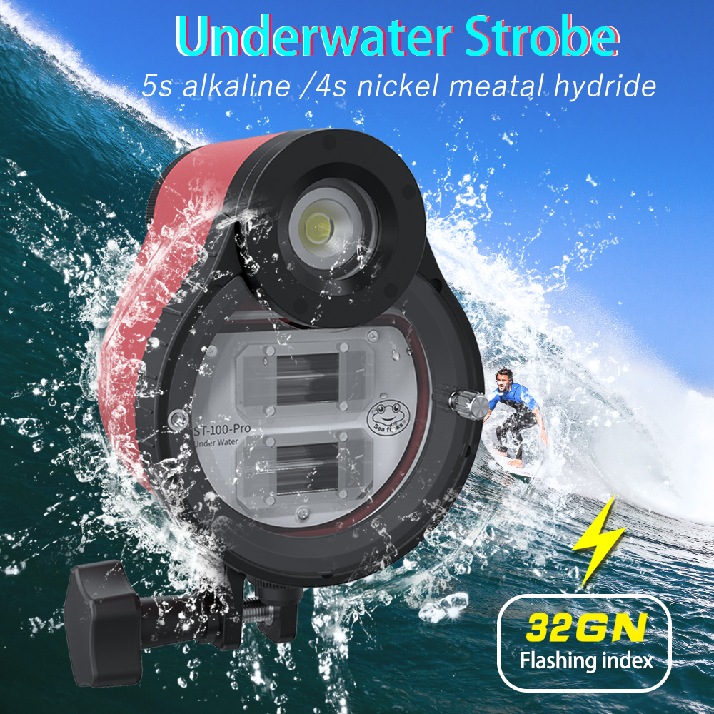 Photography Lighting Brand - Seafrogs ST-100 프로 수중 사진 스트로브,