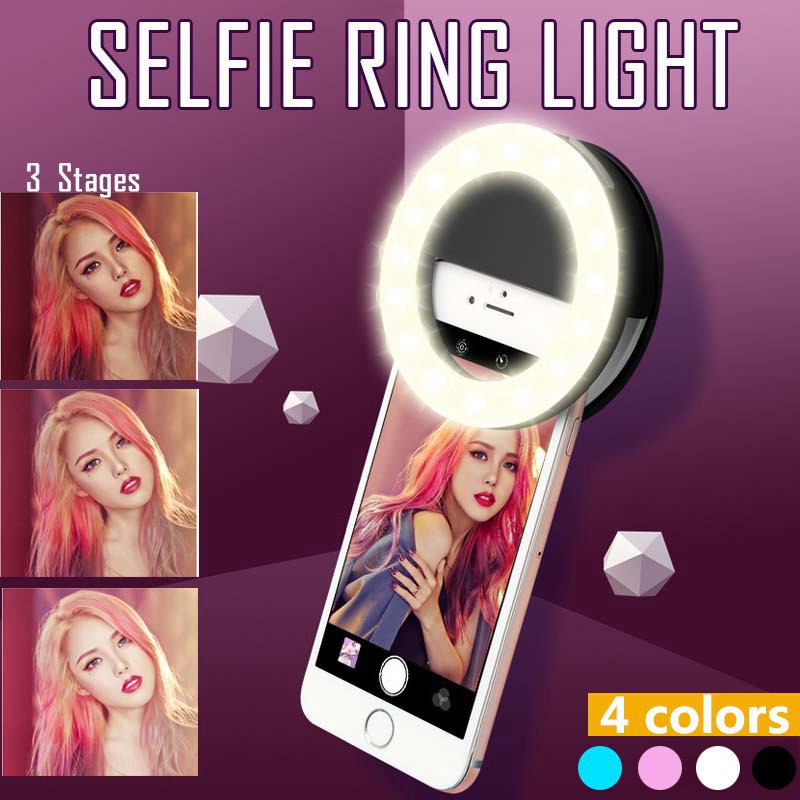 Photography Lighting Lamp - LED 셀카 링 라이트, USB 충전