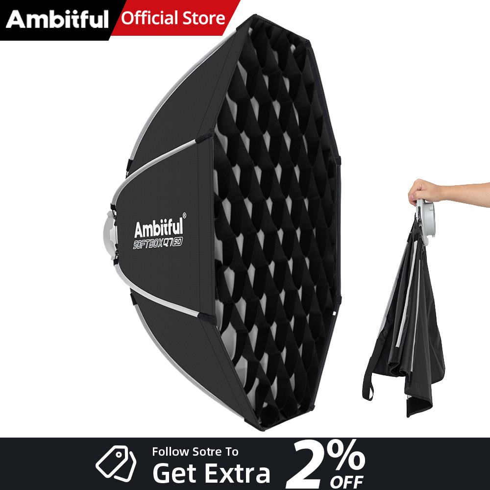 Photography Lighting Box - AMBITFUL Q7II 55/65/90cm 보웬스 마운트 옥타곤