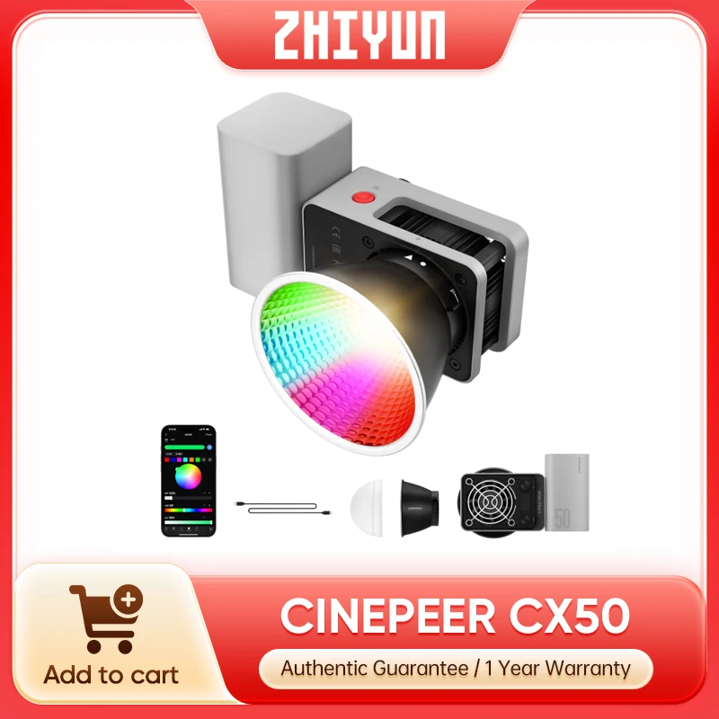 지윤 CINEPEER CX50 RGB 비디오 조명 27 - Photography Lighting Kit Portable 리뷰 및 가격