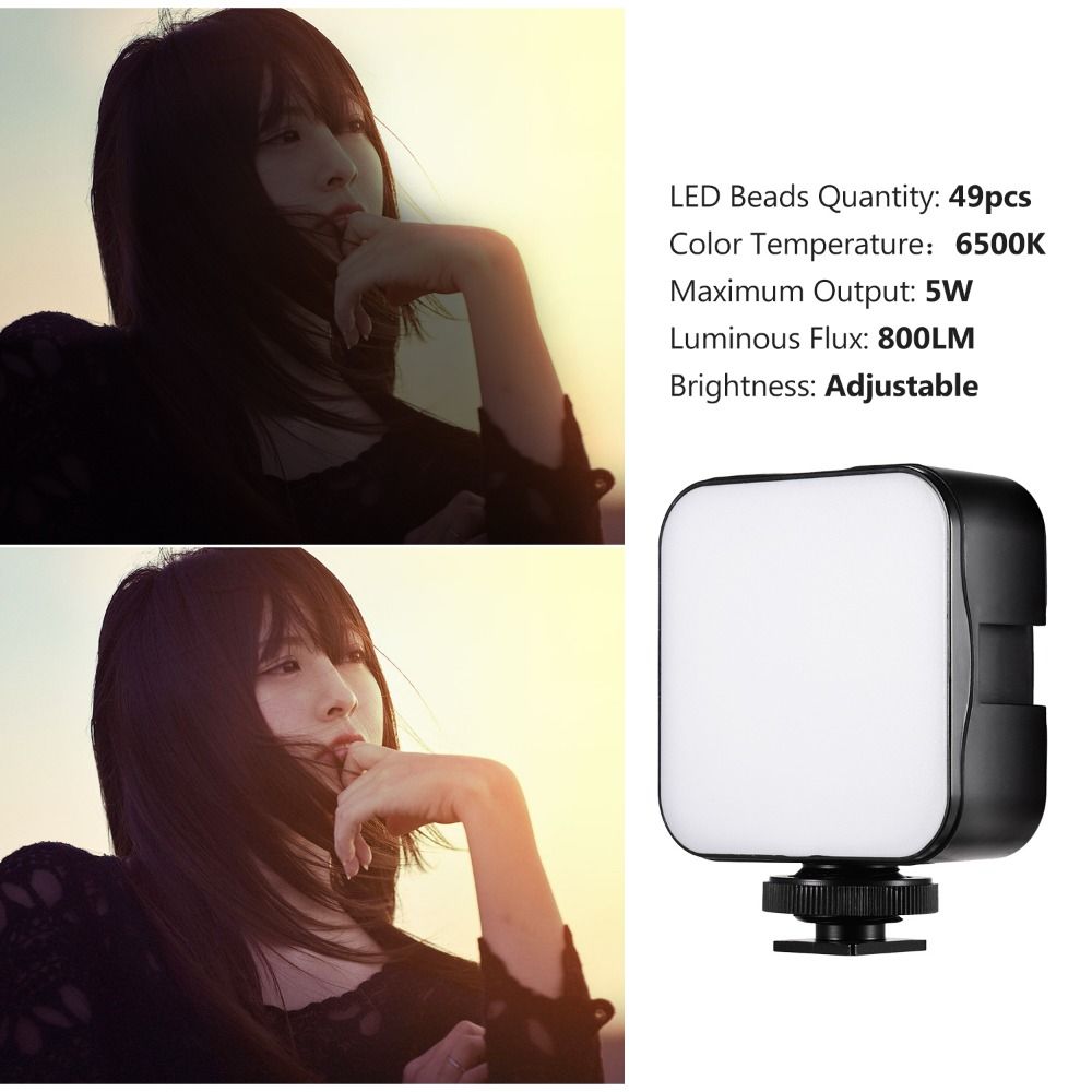 휴대용 사진 핫슈 마운트 어댑터 6500K 필인 램프  - Photography Lighting Brand 리뷰 및 가격