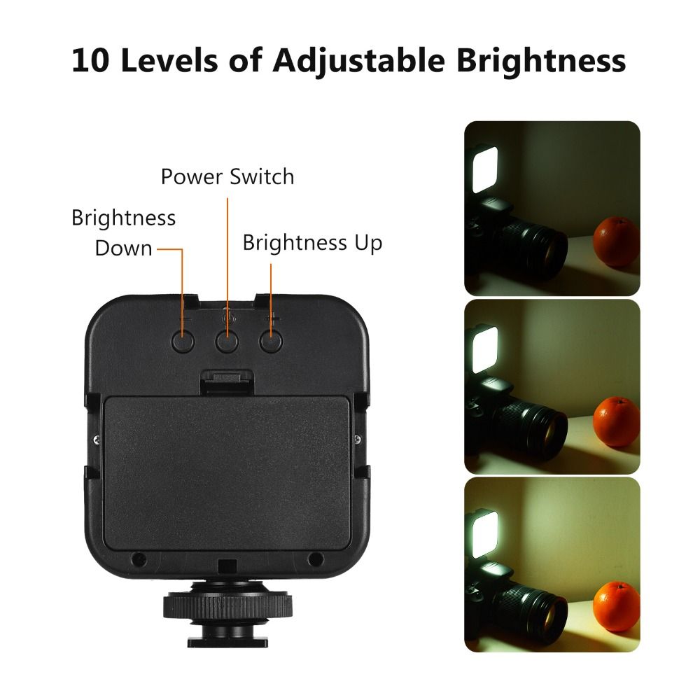 휴대용 사진 핫슈 마운트 어댑터 6500K 필인 램프  - Photography Lighting Brand 리뷰 및 가격