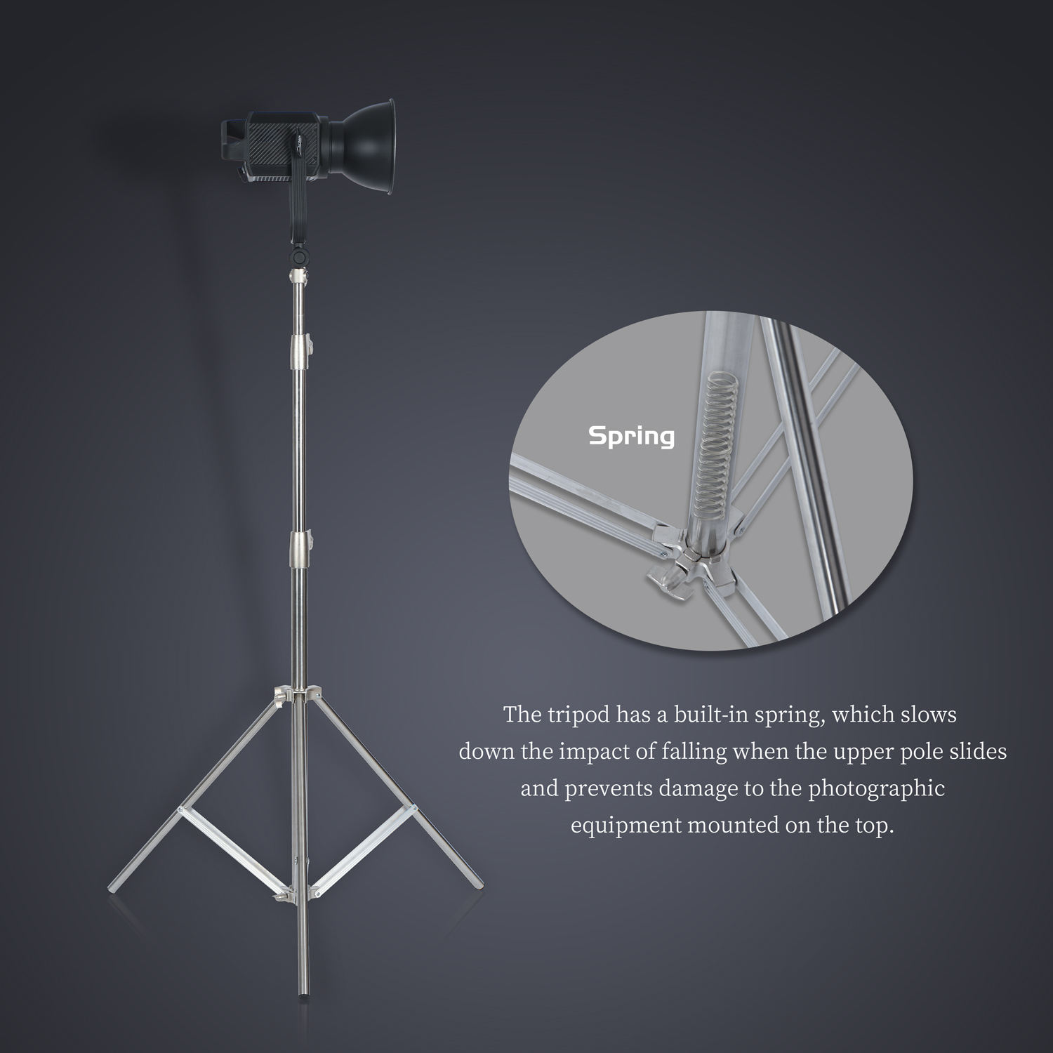 SH 2.8M 스테인레스 스틸 라이트 스탠드 헤비 듀티 - Photography Lighting Box 리뷰 및 가격