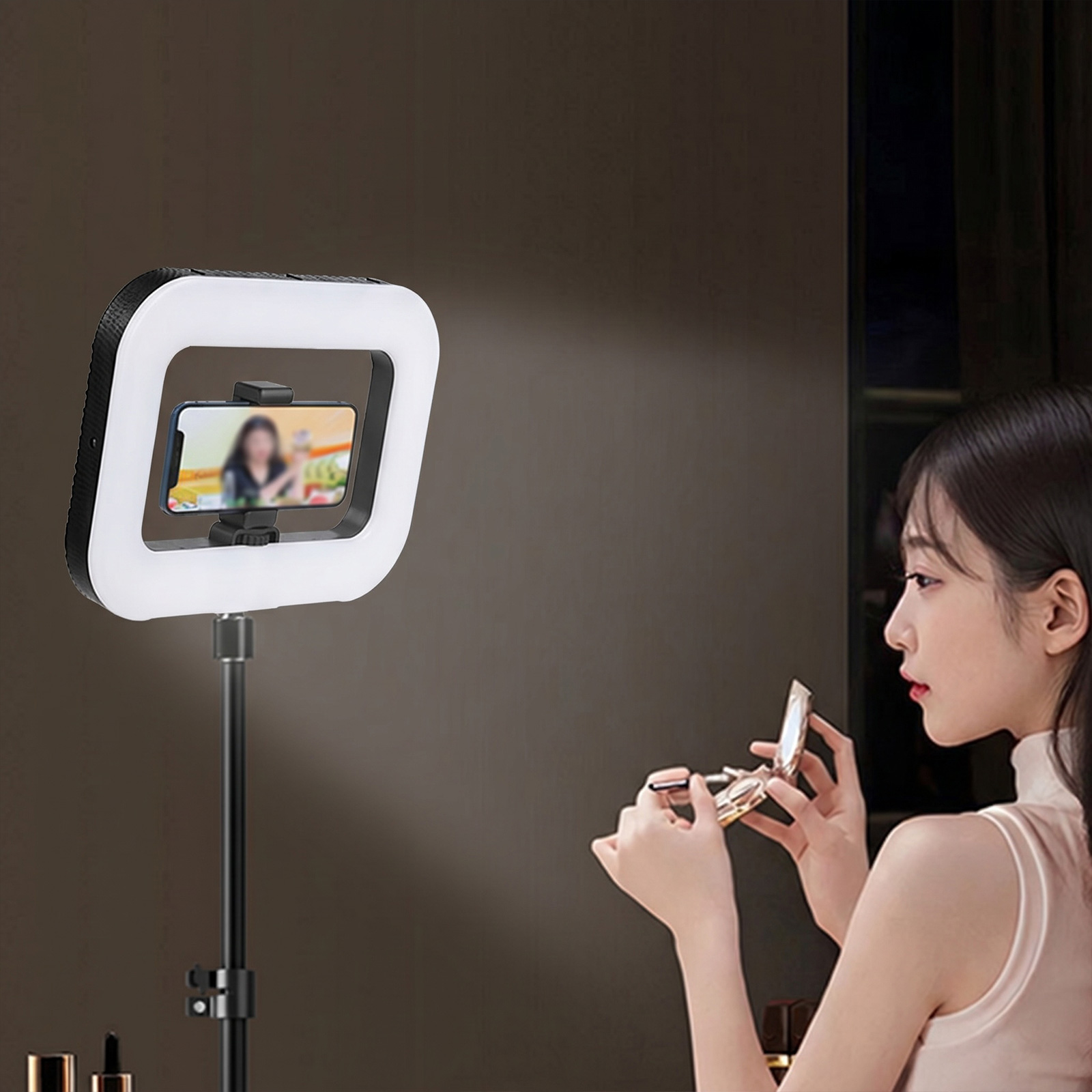 휴대용 사각형 필라이트 다목적 핸드헬드 셀카 조명 조절 - Photography Lighting Lamp 리뷰 및 가격