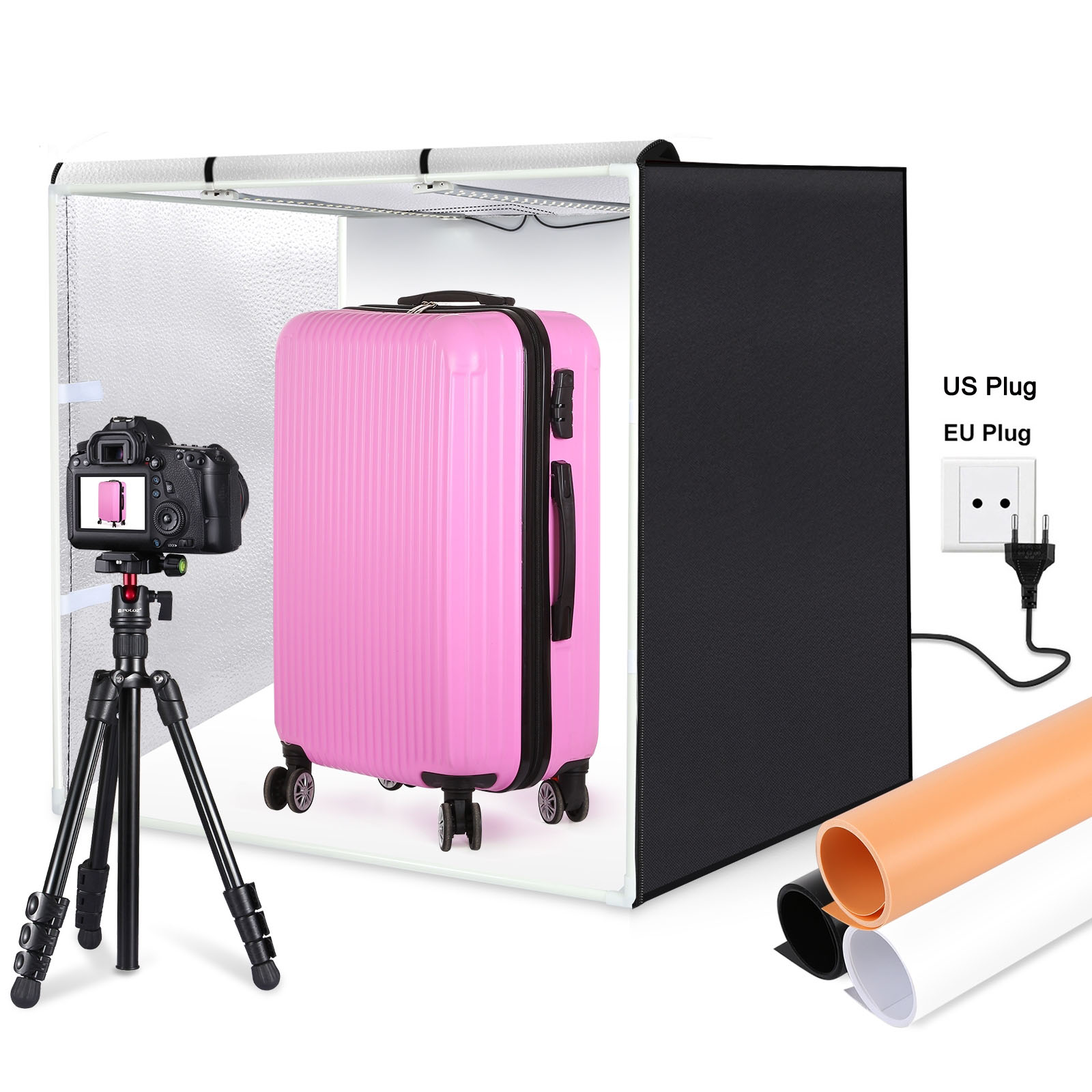 PULUZ 80cm 접이식 휴대용 72W 9050LM  - Photography Lighting Kit Portable 리뷰 및 가격