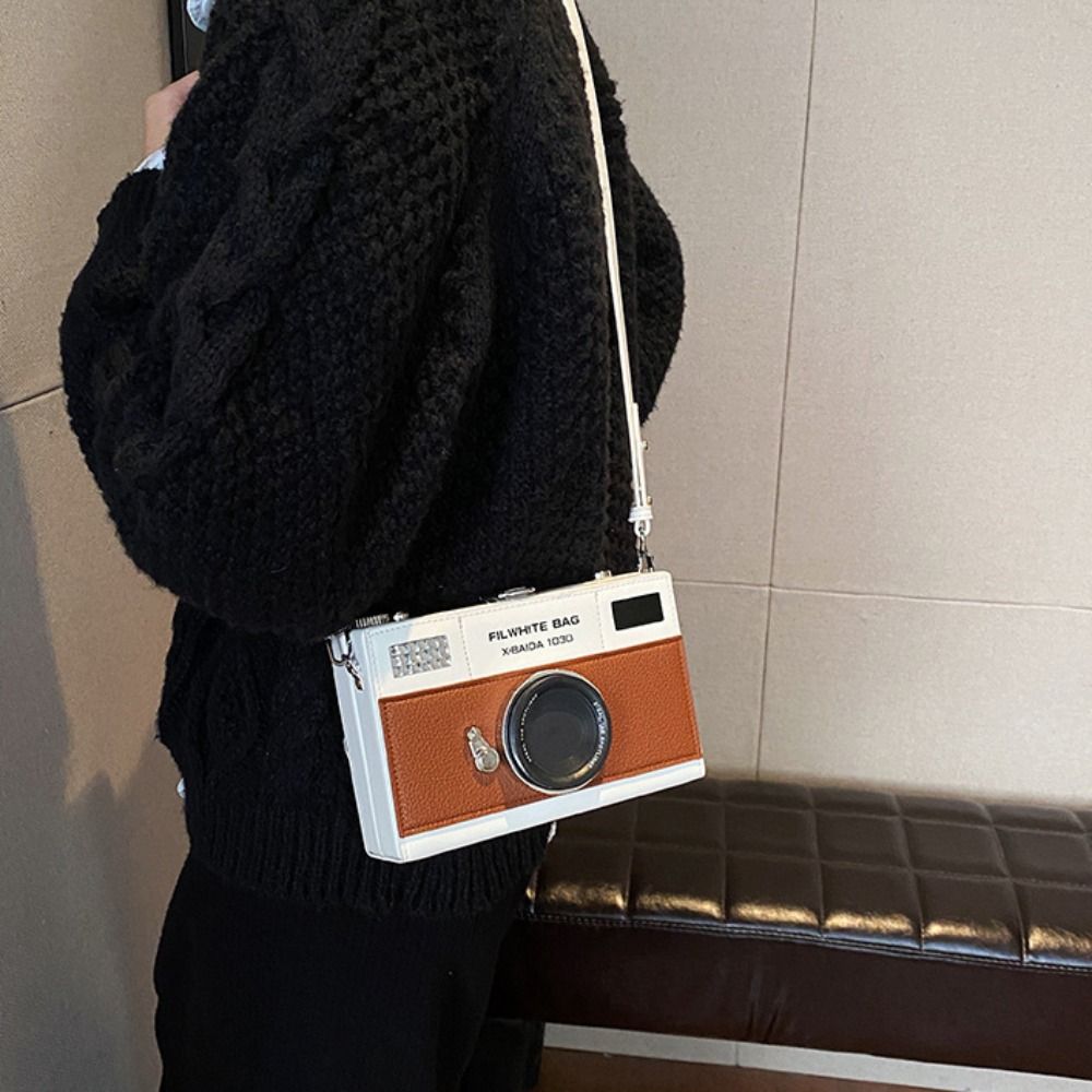 우아한 PU 카메라 숄더백 작은 가방 숄더백 재미있는  - Photography Lighting Equipment Bags 리뷰 및 가격
