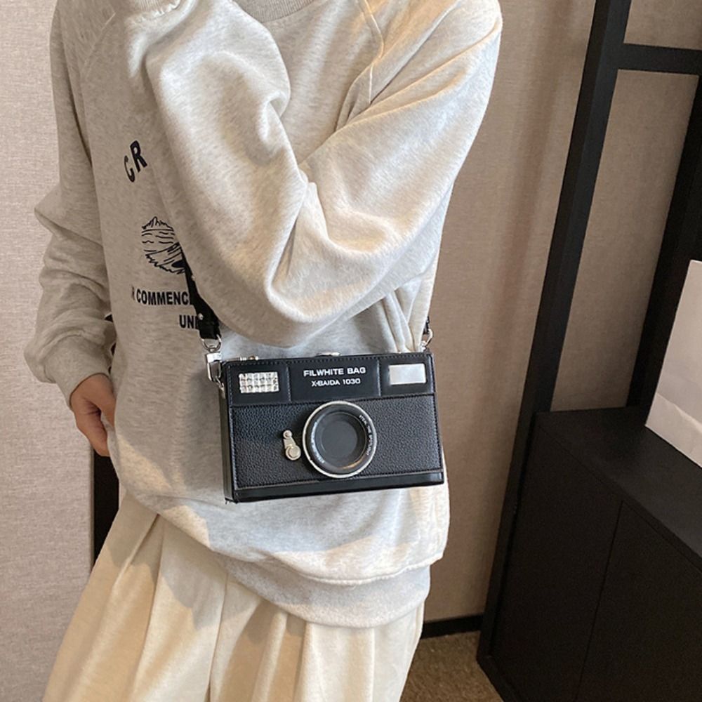 우아한 PU 카메라 숄더백 작은 가방 숄더백 재미있는  - Photography Lighting Equipment Bags 리뷰 및 가격