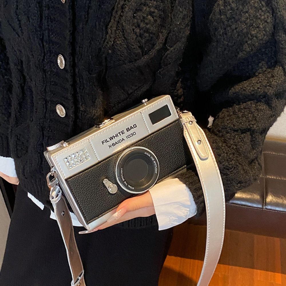 우아한 PU 카메라 숄더백 작은 가방 숄더백 재미있는  - Photography Lighting Equipment Bags 리뷰 및 가격