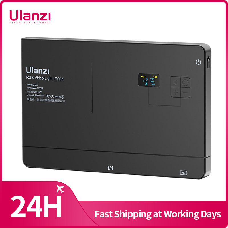Ulanzi LT003 15W RGB 비디오 라이트 풀 - Photography Lighting Styles 리뷰 및 가격