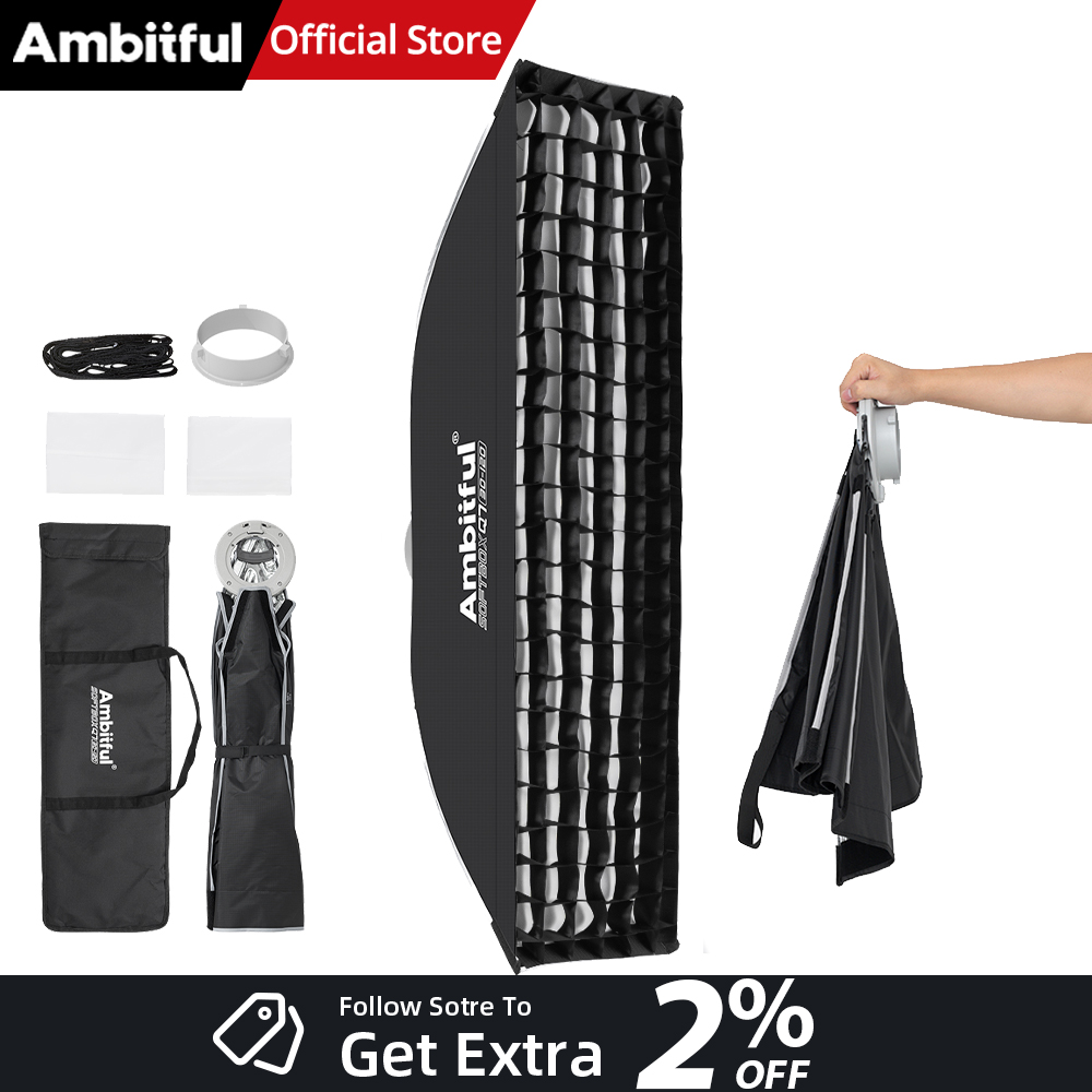 AMBITFUL Q7-II 30*120cm 보웬스 마운 - Photography Lighting Box 리뷰 및 가격