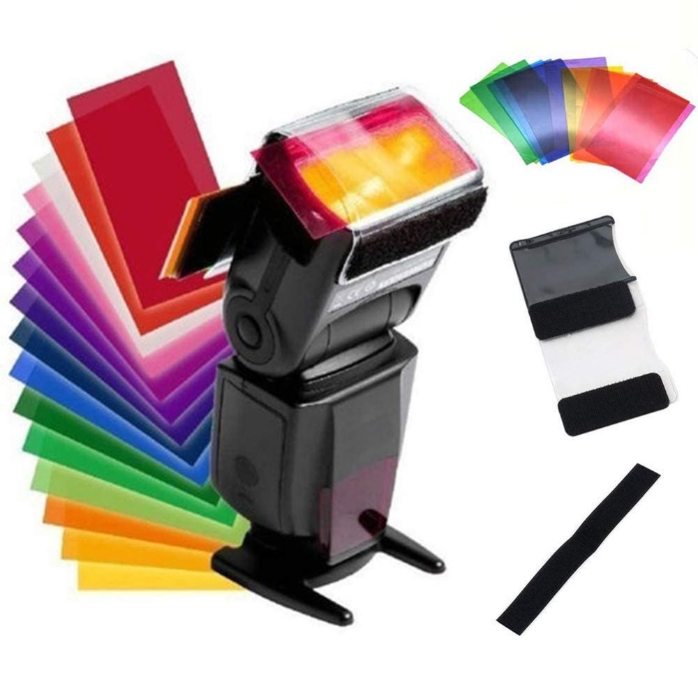 12색 카메라 플래시 젤 조명 필터 키트, 스피드라이트 - Photography Lighting Kit 리뷰 및 가격