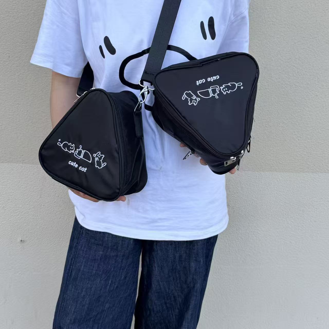 귀여운 만화 디자인의 삼각형 카메라 가방, 휴대용 샌드 - Photography Lighting Equipment Bags 리뷰 및 가격