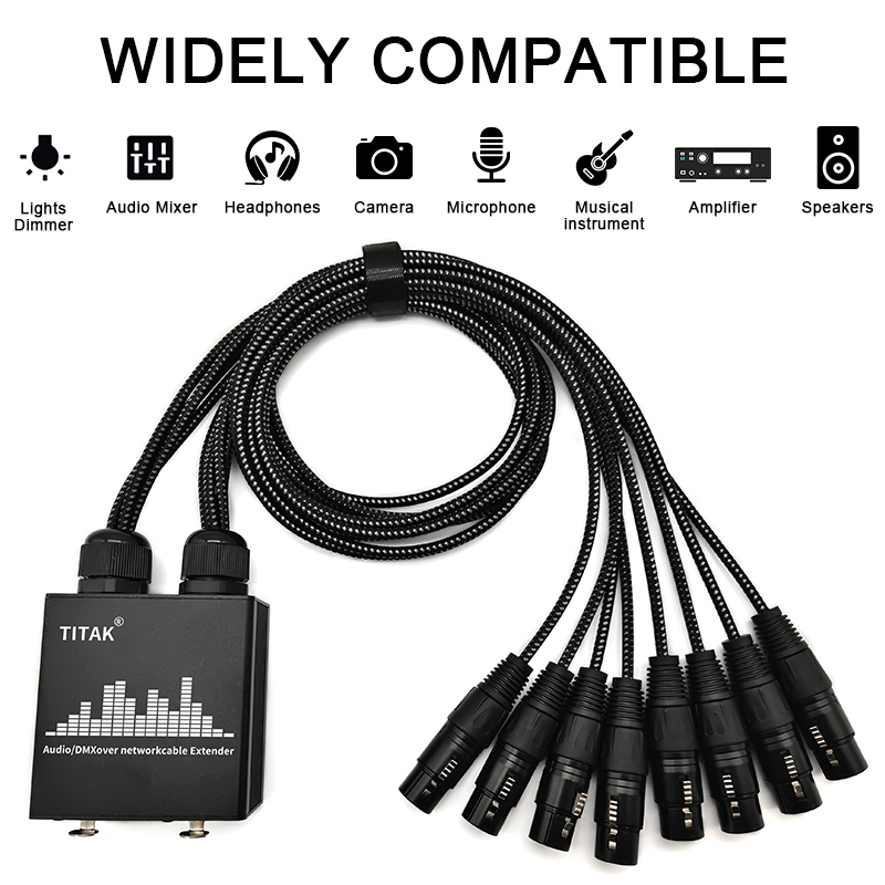 8채널 XLR 스네이크 케이블, RJ45 프리미엄 플러 - Photography Lighting Box 리뷰 및 가격