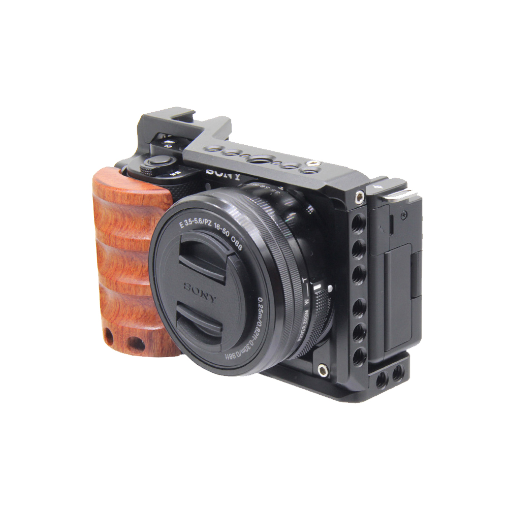 소니 ZV-E10 케이지 카메라용 나무 손잡이 콜드슈  - Sony Camera Zv-E10 리뷰 및 가격