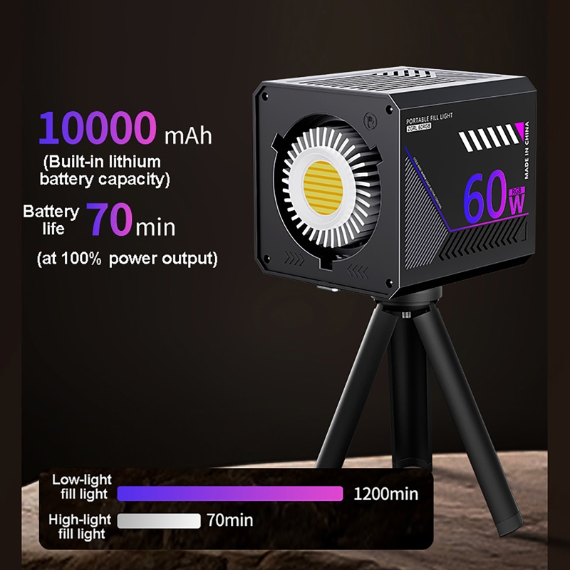 60W RGB 비디오 라이트 휴대용 LED 사진 스튜디 - Photography Lighting Box 리뷰 및 가격