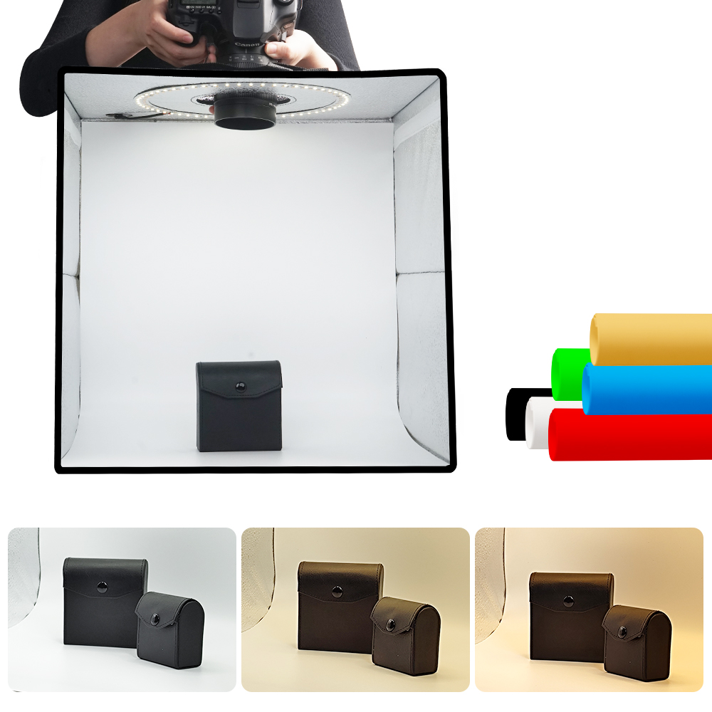 라이트다우 디머블 포토 박스 LED 라이트 룸 포토 스 - Photography Lighting Kit 리뷰 및 가격