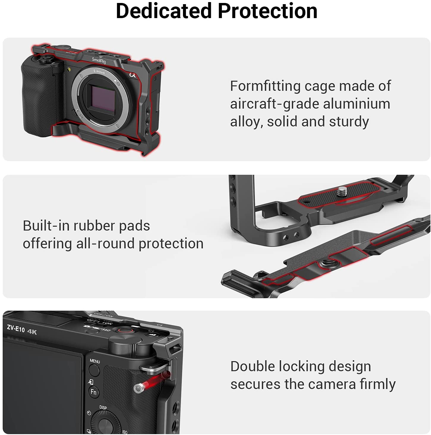SmallRig-소니 ZVE10 카메라 케이지 실리콘  - Sony Camera Zv-E10 리뷰 및 가격