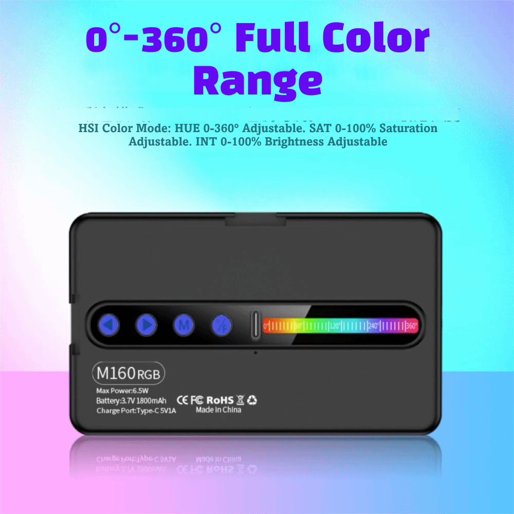 밝기 조절이 가능한 RGB LED 비디오 조명, 풀 컬 - Photography Lighting Lamp 리뷰 및 가격